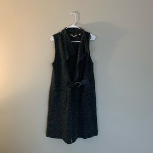 Soft Surroundings Sleeveless Buckled Cardigan Wrap